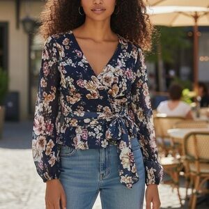 NICHOLAS Floral Print Top